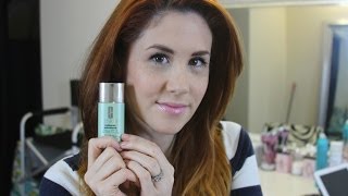 CLINIQUE REDNESS SOLUTIONS FOUNDATION FIRST REACTION AND REVIEW [upl. by Geof710]