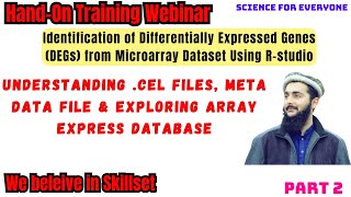 Microarray Data Analysis  Exploring Biological databases amp Understanding expression files  Hindi [upl. by Atinuahs]