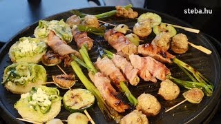 Grillezett cukkini nyalóka recept Steba Grillen [upl. by Adyl14]