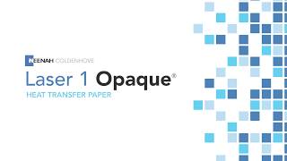 Laser 1 Opaque Heat Transfer Paper Overview [upl. by Vanderhoek]