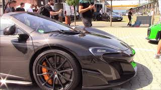 1 of 25 McLaren 675LT Spider Carbon Edition visits Cars amp Coffee Dusseldorf [upl. by Atiuqal109]