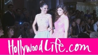 Kendall amp Kylie Jenner New York Fashion Week Walking In Sherri Hill Show [upl. by Wystand791]