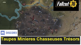 Fallout 76 Fr  Évènement Taupes minières chasseuses de trésors [upl. by Naeerb]