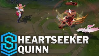 Heartseeker Quinn Skin Spotlight  PreRelease  League of Legends [upl. by Yentirb75]