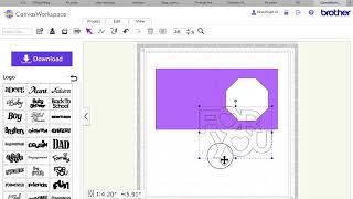 brother scan n cut tutorials lesson 12 scored base card with aperture and welded word [upl. by Barret]