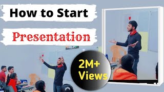 How to start presentations Presentation Skills Five Tips For Presentation by Jaswant Sir [upl. by Berkin]