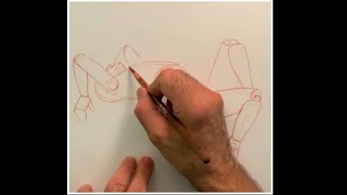 Stereometry and foreshortening figurestudy drawing gesturedrawing figuredrawing [upl. by Ahsinej]