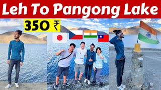 3 idiots Pangong Lake Shooting  Leh To Pangong Lake By Bus 🚌  Homestay 🏡 [upl. by Nolla]