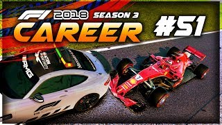 F1 2018 Career Mode Part 51 FERRARI DISQUALIFIED BIG ENGINE UPGRADES [upl. by Esilahs]