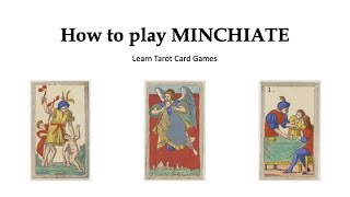 How to play Minchiate aka Germini or Gallerini for Beginners [upl. by Yleik]