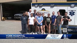 York Hospital share a Wake Up Call for WGAL News 8 Today [upl. by Htyderem259]