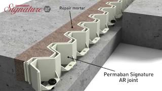 Permaban Signature AR construction joint arris repair system [upl. by Donaugh]