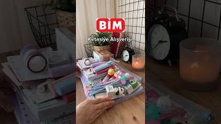 Bim Kırtasiye Alışverişi🛍️ bim kırtasiye stationery okuladönüş backtoschool keşfet aktüel [upl. by Guinevere]