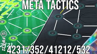 FIFA 22  BEST META TACTICS SET UP 4231352412122532 Set Up To Score More Goals amp Win More [upl. by Soma]