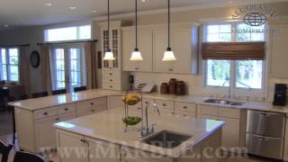 Colonial Cream Granite Kitchen Countertops by Marblecom [upl. by Fenella979]