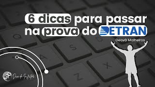 6 dicas para PASSAR NA PROVA do Detran [upl. by Ilatfen913]