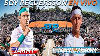 Nicolás Jarry vs Tomas Etcheverry Reaccionando en vivo ATP 250 de Buenos Aires [upl. by Yonit]