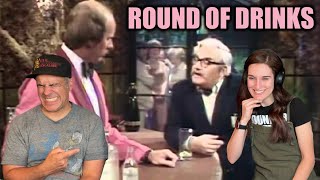 The Two Ronnies  Round of Drinks REACTION [upl. by Marianna]