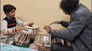 Parth Playing Tabla [upl. by Suilenroc]