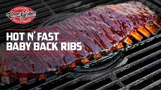 Grilled Baby Back Ribs on the AKORN  CharGriller® [upl. by Ahsocin]