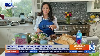 Wellness expert and nutritionist Haylie Pomroy shares tips to help speed your metabolism [upl. by Merta]