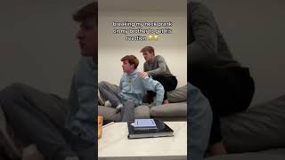 BREAKING MY NECK PRANK ON MY BROTHER 👬  Scott Kress [upl. by Eelyab]