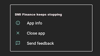 How To Fix DMI Finance App Keeps Stopping Error in Android system [upl. by Nida556]