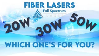 Fiber Laser Power Comparison 20W vs 30W vs 50W [upl. by Vigen710]