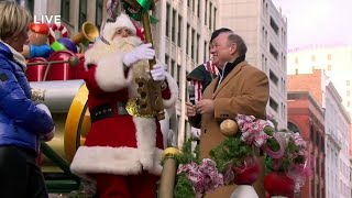 Santa gets key to the city amid Detroit Thanksgiving parade 2023 [upl. by Rivalee683]