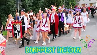 Dorffest Heiden  Lage  Lippe Festumzug Parade August 2024 [upl. by Rew]