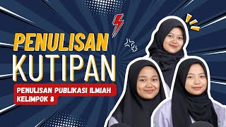 3A Penulisan Kutipan [upl. by Osanna]