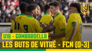 U18  Gambardella  les buts dAS Vitré  FC Nantes 03 [upl. by Rollecnahc162]