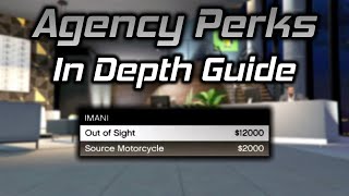 GTA Online Agency Perks In Depth Guide The Most Useful Property [upl. by Ettelloc]