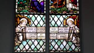 Stained Glass Window St Andrews Parish Church Arbroath Angus Scotland [upl. by Airet787]