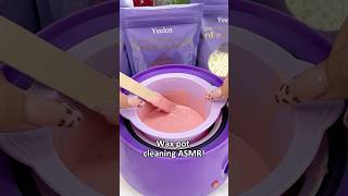 Silicone wax pot makes it easy 😍 yeelen yeelenwax waxingkit waxing hardwax waxbeads asmr [upl. by Meehyrb197]