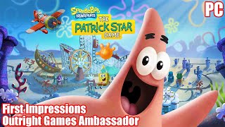 SpongeBob SquarePants The Patrick Star Game  PC  Part 1 Outright Games Ambassador ad sponsored [upl. by Dallon]