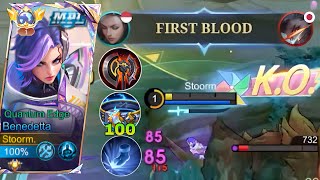 ROAM BENEDETTA BEST BUILD WIN OR LOSE  BENEDETTA GAMEPLAY  MLBB  MobileLegends [upl. by Jon975]