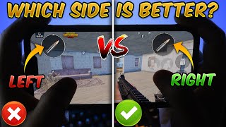 Left vs Right Fire Button PUBG Mobile amp BGMI Which is better GuideTutorial Tips amp Tricks Handcam [upl. by Nnaes]