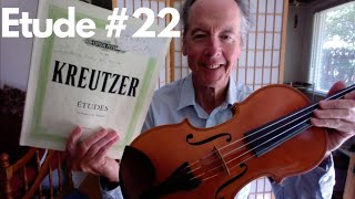 Etude 22 violin by Rodolphe Kreutzer 17661831 [upl. by Atiker]