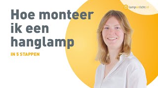 Hoe hang ik een hanglamp op Zo bevestig je een een hanglamp aan het plafond  MONTAGE [upl. by Lorolla]