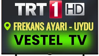 Vestel TV TRT 1 Frekans Ayarlama  Uydu Kanal Ayarı [upl. by Htabazile511]