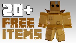 20 THE BEST LIMITED FREE ITEMS ON ROBLOX 2024 [upl. by Aetnahs]