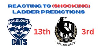 REACTING to my SHOCKING 2024 AFL Ladder Predictions [upl. by Kerrison796]