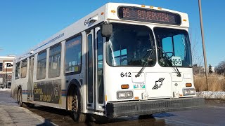 Winnipeg Transit 642 1995 D40LF on Route 95 Taylor [upl. by Anemolif699]