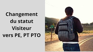 Changement de statut Visa visiteur à étudiant travailleur PTO au Canada 🇨🇦  Langage algérien 🇩🇿 [upl. by Anuahc15]