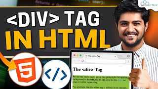 HTML DIV Tag Tutorial How to Use Position amp Style Div Elements Full Guide in Hindi  HTML amp CSS [upl. by Bunting]