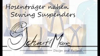 Hosenträger nähen  sewing suspenders [upl. by Tibbs]