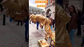 Landon ka golden man 😊short art sculpture youtube short [upl. by Kin68]