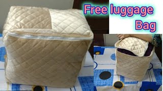 luggage bag with easy method no need to buy storage bag or luggage bag after this tutorial [upl. by Aerdna]