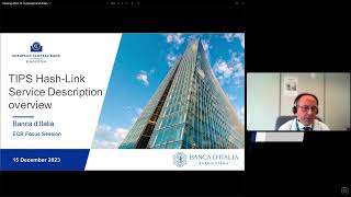 ECB MIP Focus Session  Demo TIPS HashLink solution [upl. by Saref151]